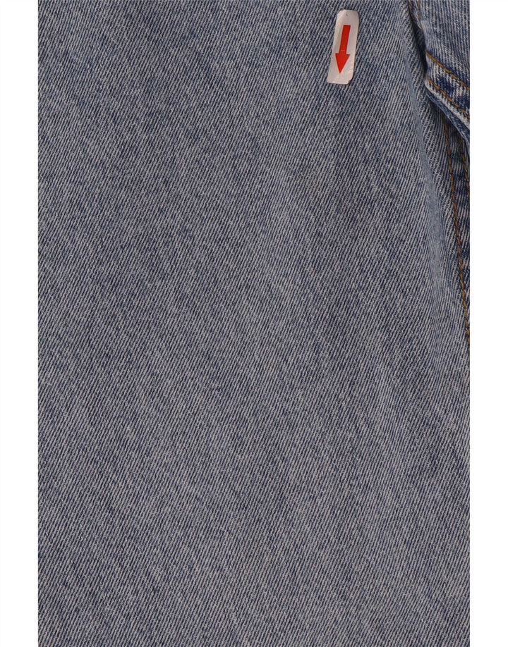 Lee Womens Harlem Straight Jeans US 12 Large W30 L32 Blue Cotton
