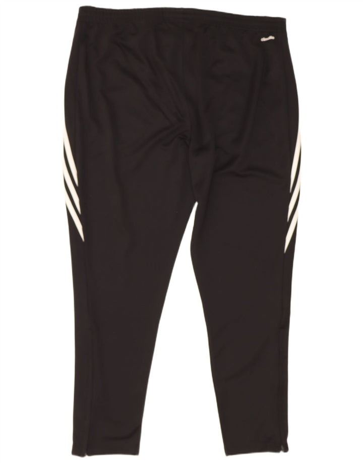 ADIDAS Mens Climalite Tracksuit Trousers 2XL  Black Polyester