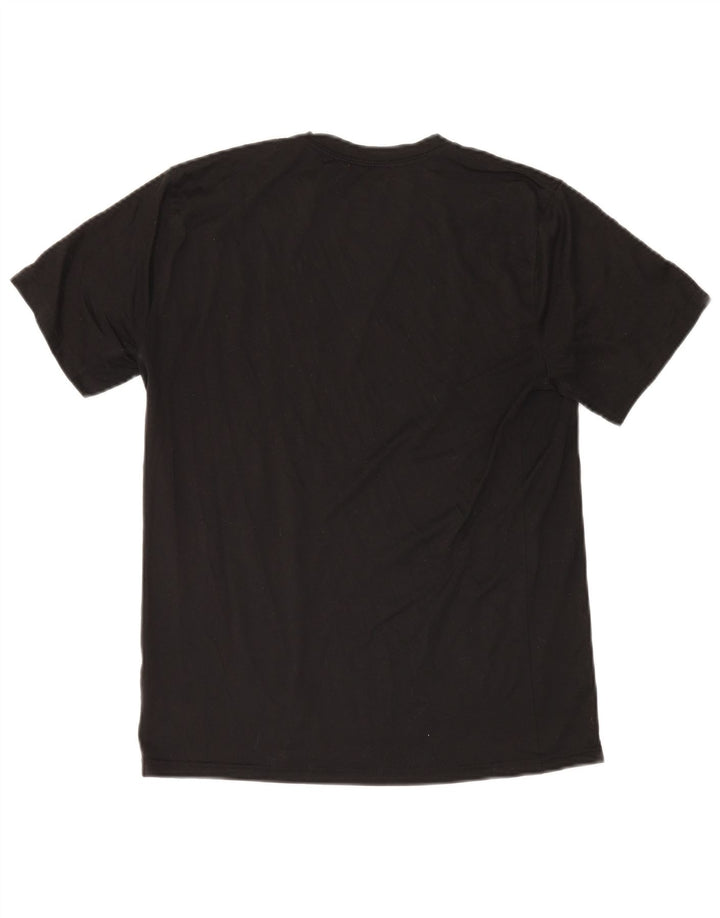 Nike Mens Dri Fit Graphic T-Shirt Top Medium Black Polyester