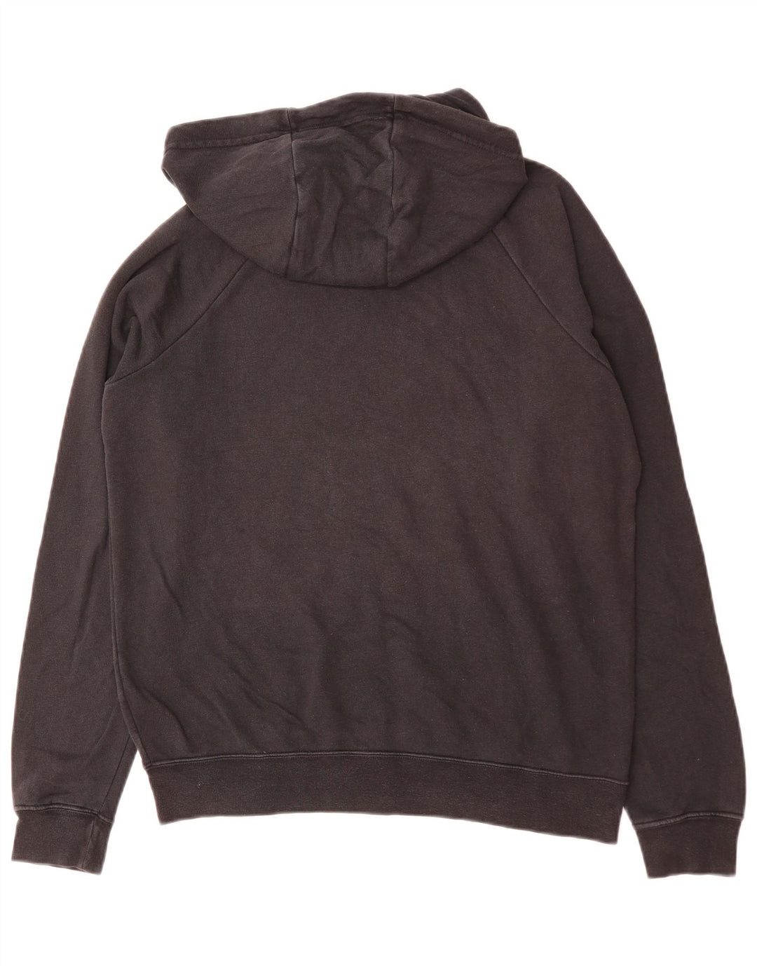 NIKE Mens Hoodie Jumper Medium Black Cotton