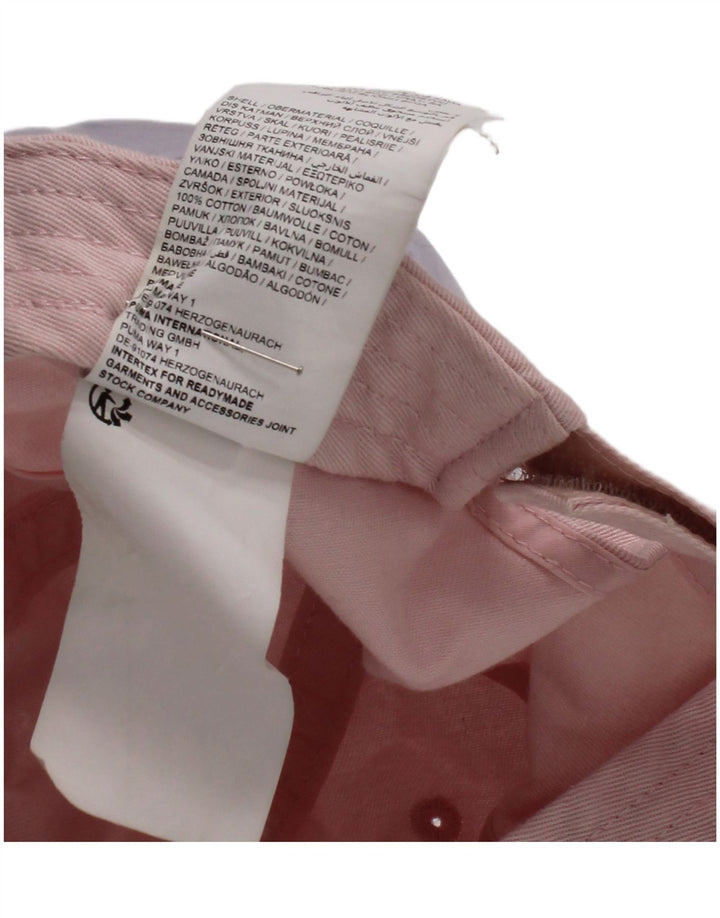 Puma Girls Graphic Baseball Cap One Size Pink Cotton