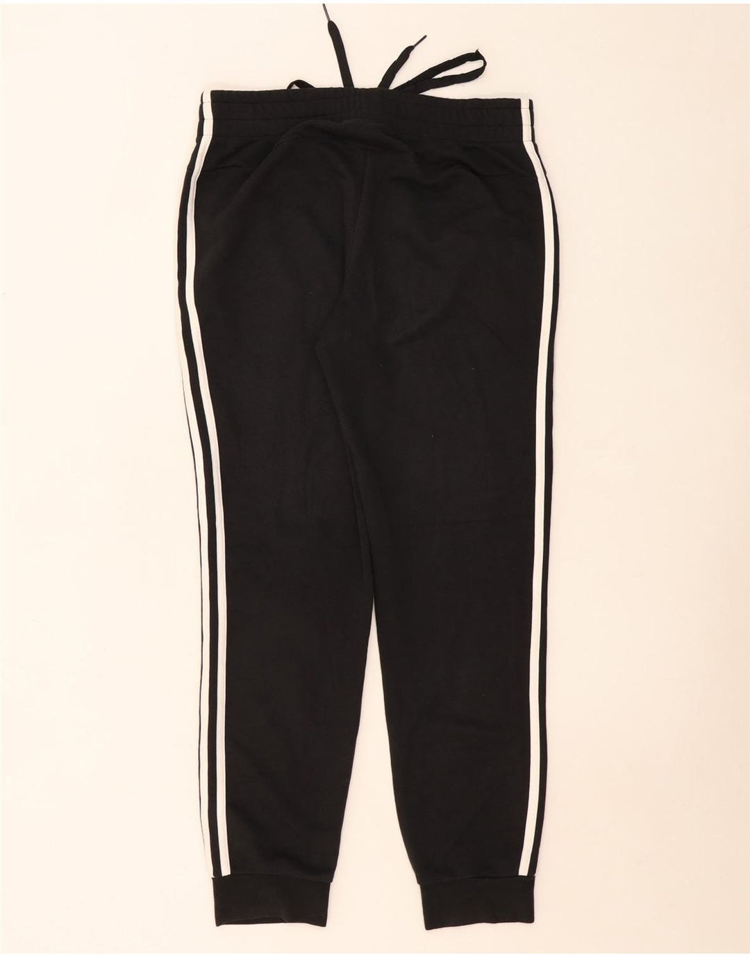 Adidas Womens Tracksuit Trousers Joggers UK 12/14 Medium  Black Cotton