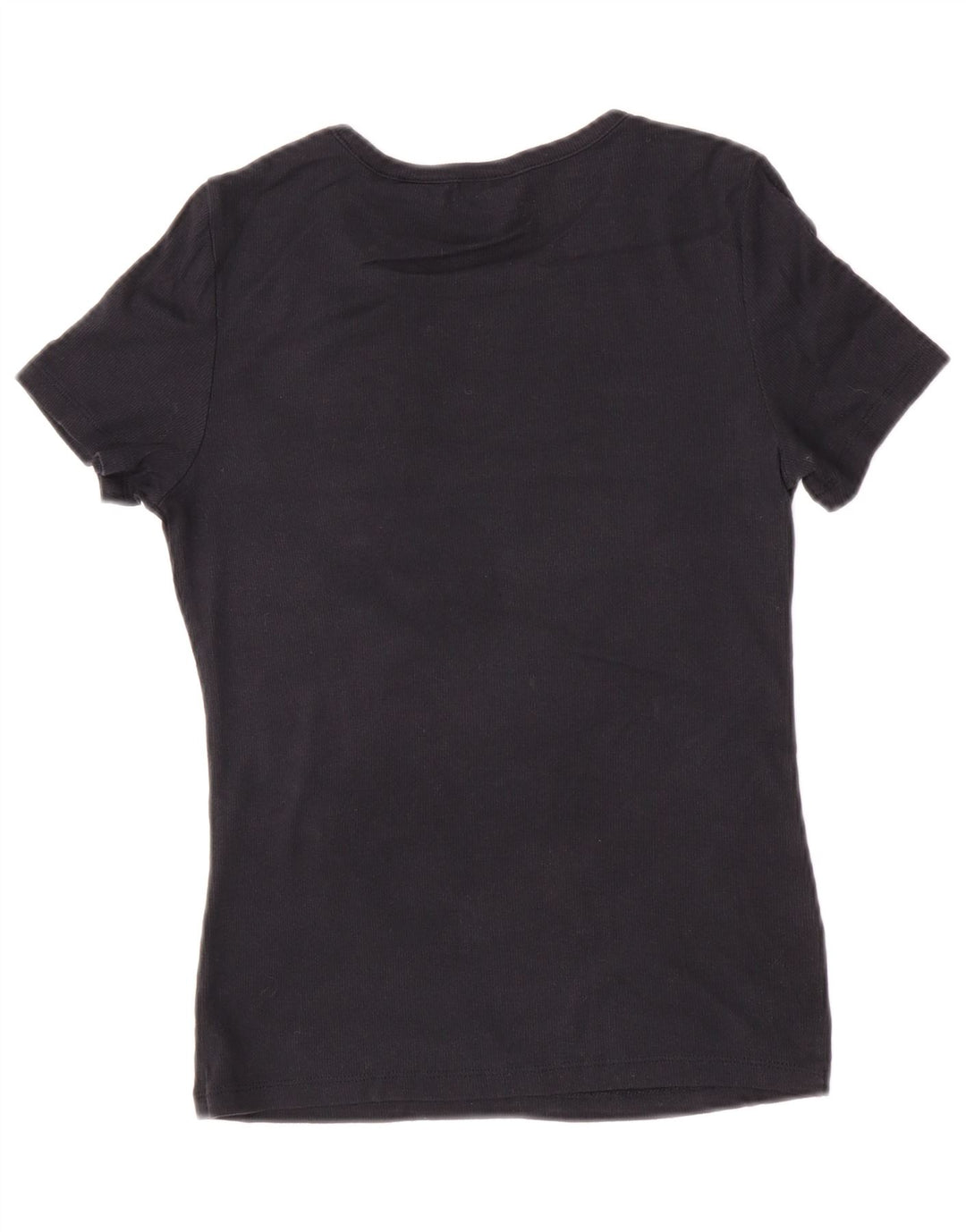 Levi's Womens T-Shirt Top UK 12 Medium Black Cotton