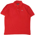 Kappa Mens Polo Shirt Large Red Cotton