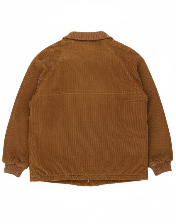 Vintage Womens Reversible Corduroy Jacket UK 12 Medium Brown Colourblock