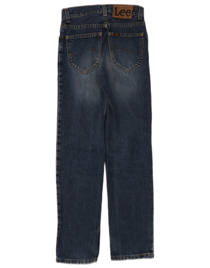 Lee Womens Straight Jeans US 10 Large W24 L28 Blue Cotton