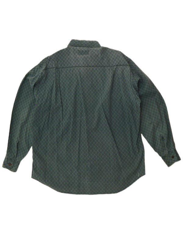 Spitfire Mens Shirt Medium Green Floral