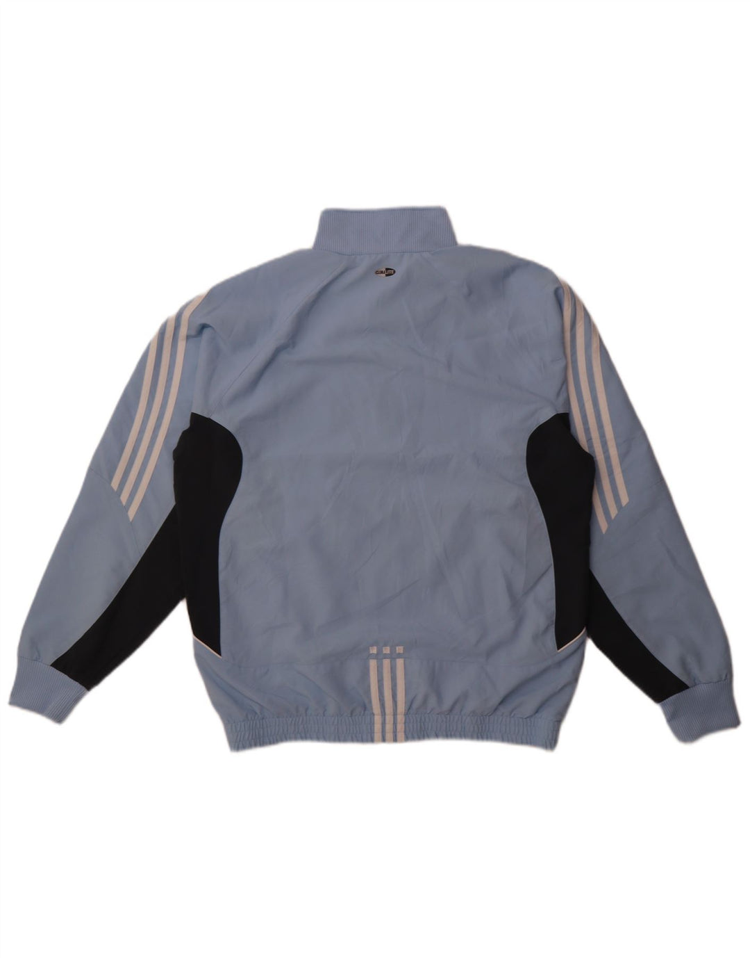 Adidas Mens Climalite Tracksuit Top Jacket UK 38/40 Medium Blue Colourblock
