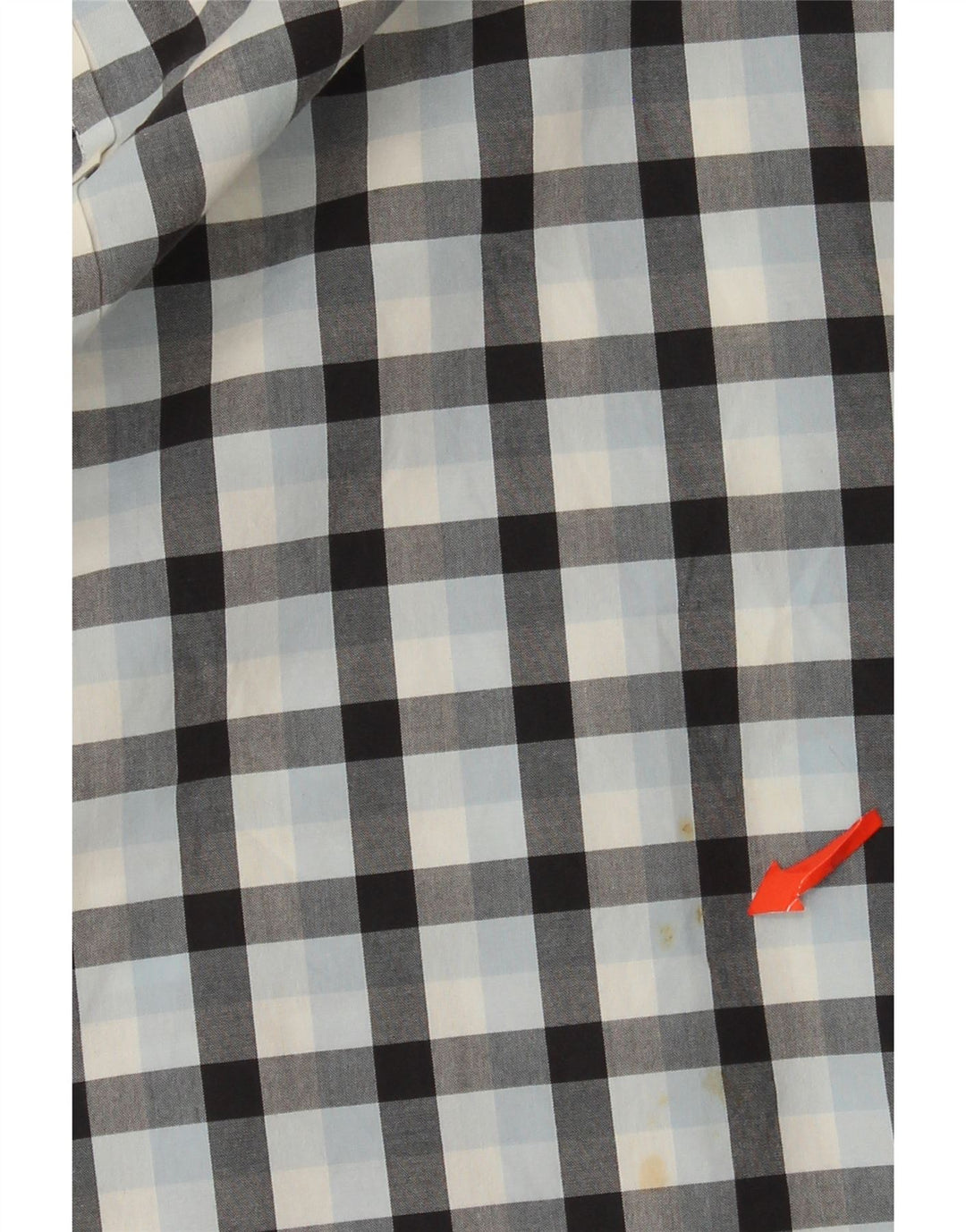 Timberland Mens Regular Fit Shirt Large Blue Check Cotton