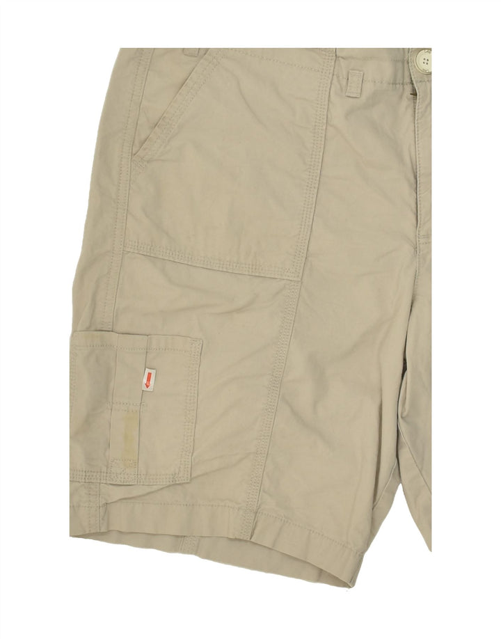 LEE Womens Cargo Shorts US 18 2XL W36 Beige Cotton | Vintage Lee | Thrift | Second-Hand Lee | Used Clothing | Messina Hembry 
