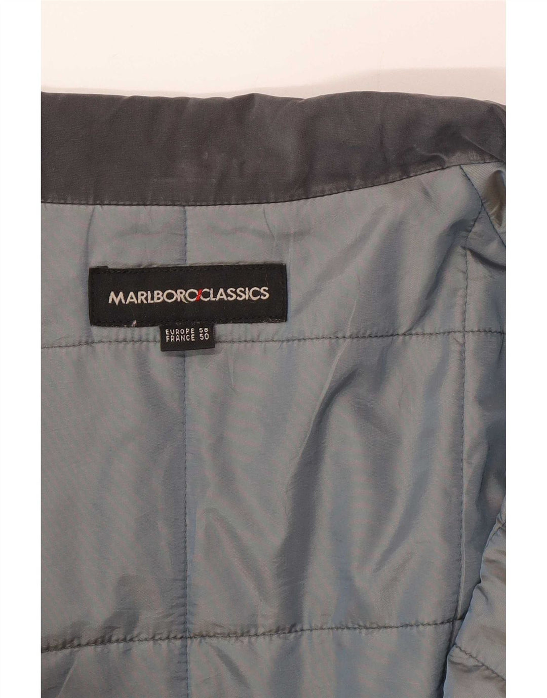 Marlboro Classics Mens Padded Jacket IT 58 4XL Blue