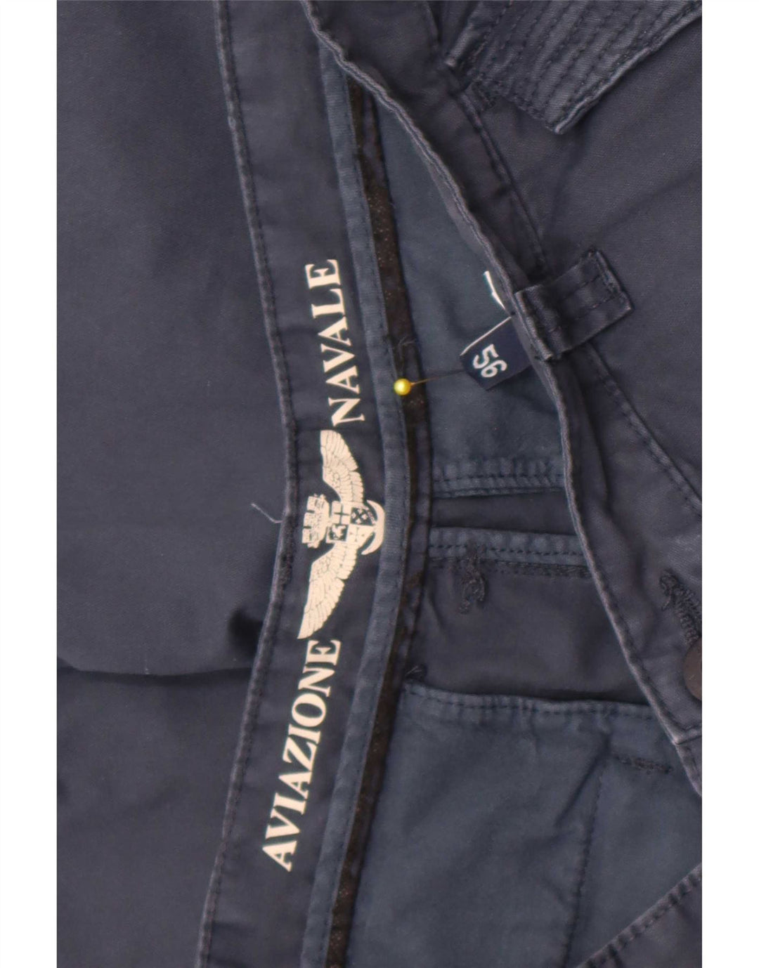 Aviazione Navale Mens Cargo Shorts W38 XL Navy Blue