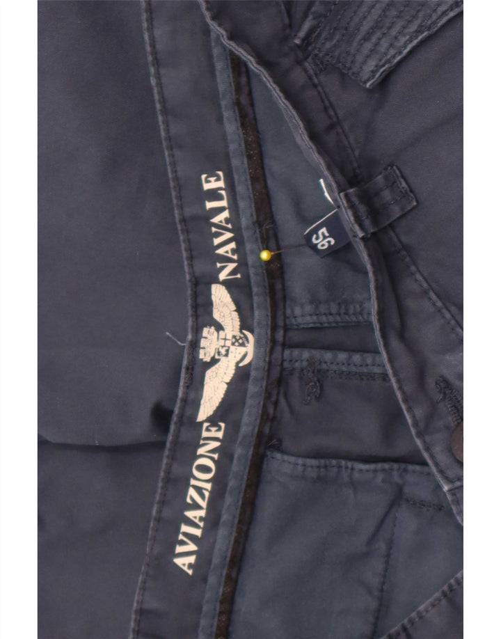 Aviazione Navale Mens Cargo Shorts W38 XL Navy Blue