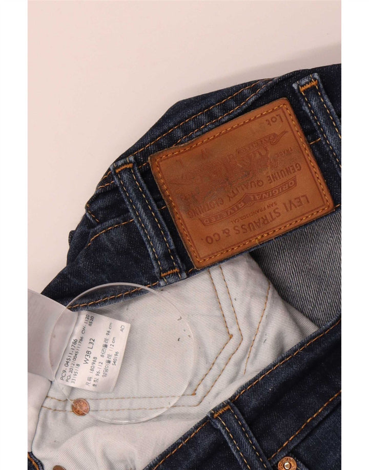 Levi's Mens 511 Slim Jeans W38 L32 Blue Cotton