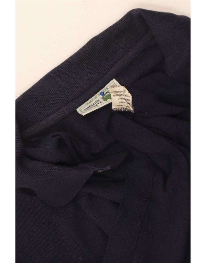 Lacoste Mens Polo Shirt XS Navy Blue Cotton