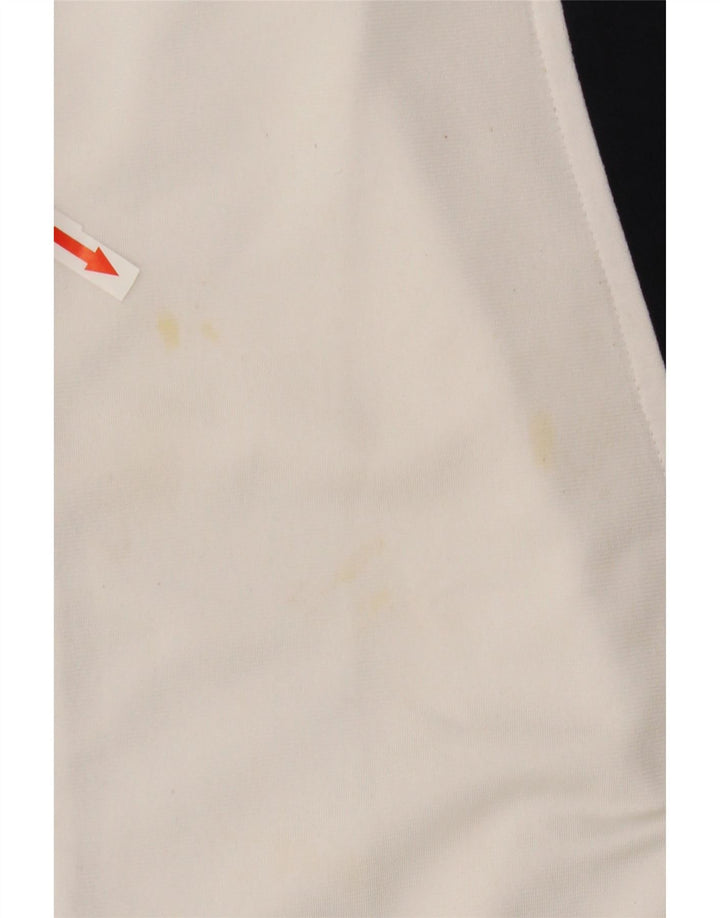 Kappa Mens Tracksuit Top Jacket Medium White Colourblock Polyester