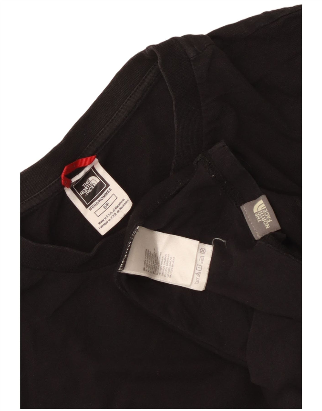 The North Face Mens T-Shirt Top Small Black Cotton