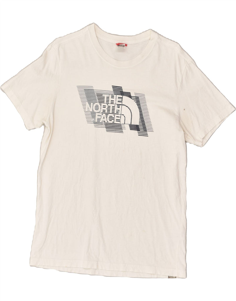 THE NORTH FACE Mens Graphic T-Shirt Top Medium White Cotton | Vintage The North Face | Thrift | Second-Hand The North Face | Used Clothing | Messina Hembry 