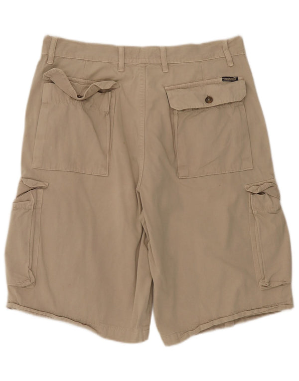 Carrera Mens Cargo Shorts IT 50 Large W34  Beige Cotton