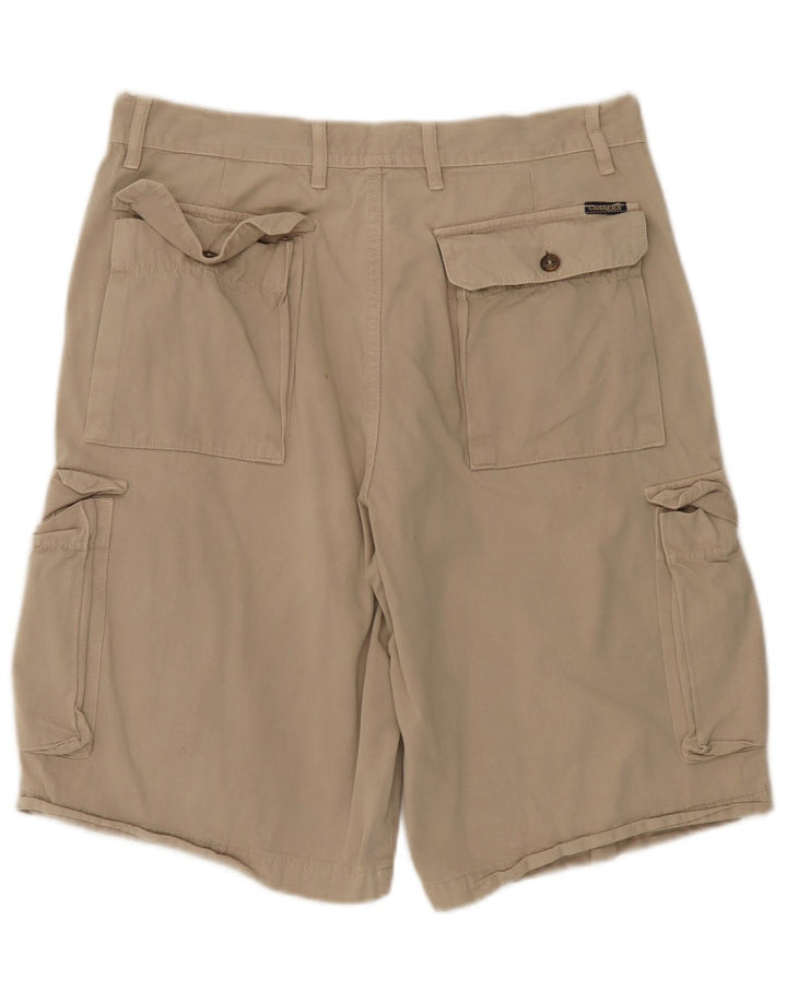 Carrera Mens Cargo Shorts IT 50 Large W34  Beige Cotton