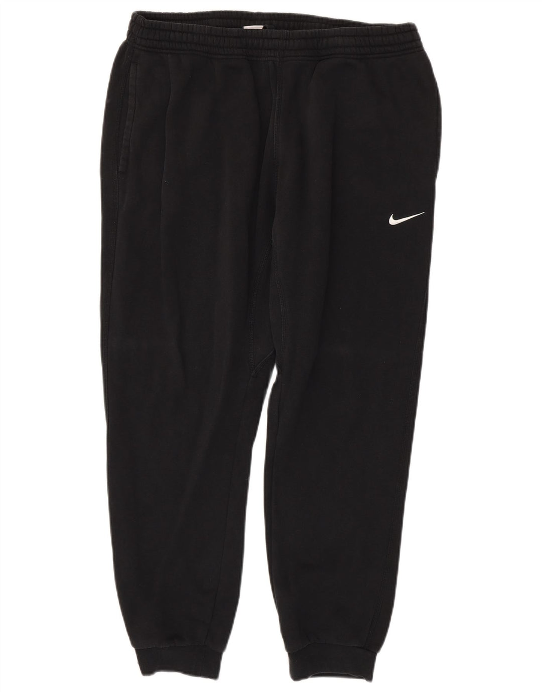 NIKE Mens Tracksuit Trousers Joggers XL  Black Cotton