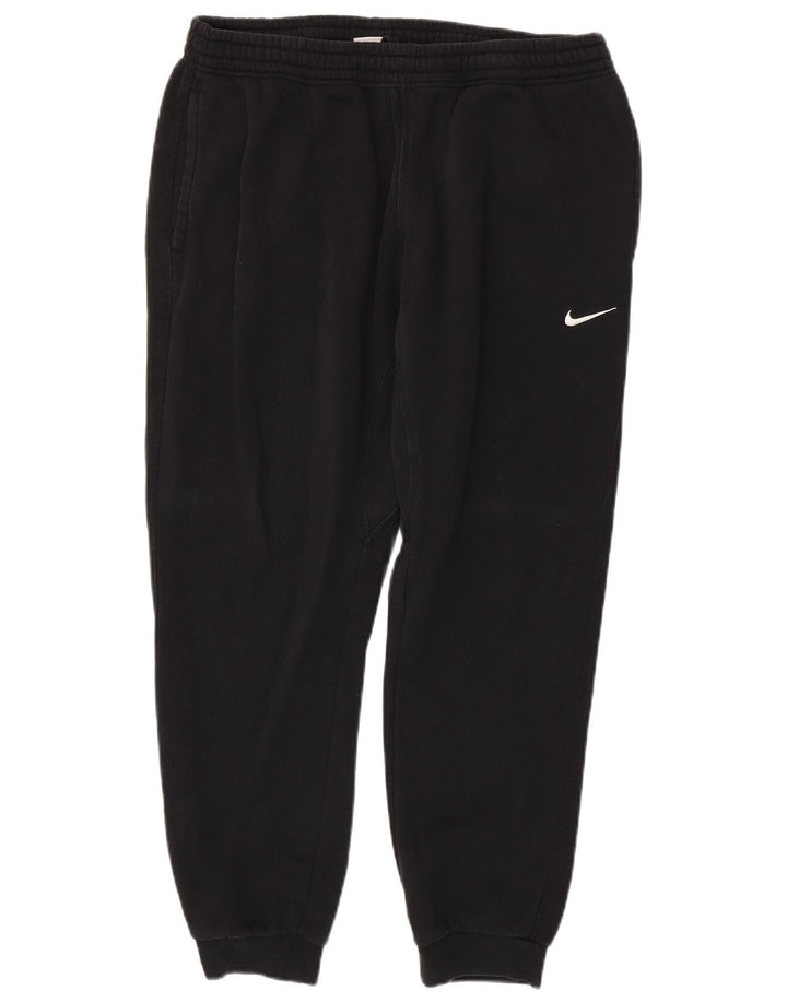 NIKE Mens Tracksuit Trousers Joggers XL  Black Cotton