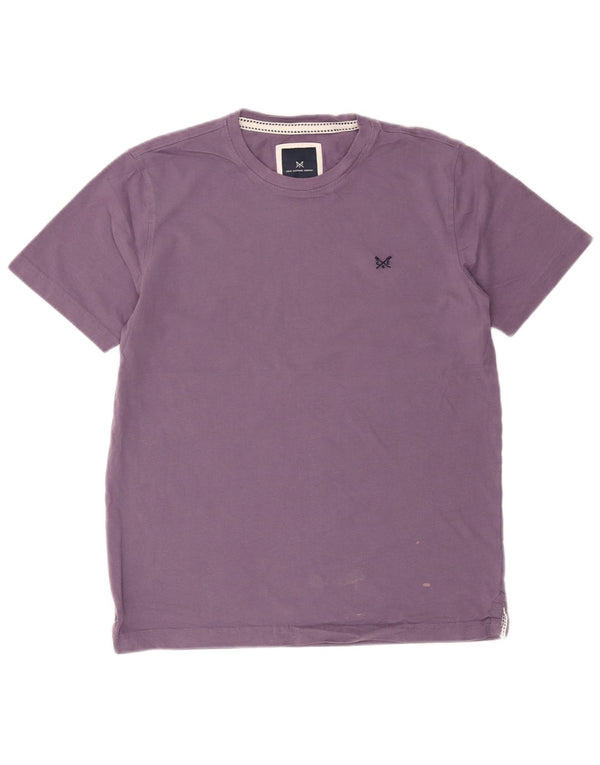 Crew Clothing Mens T-Shirt Top Medium Purple Cotton