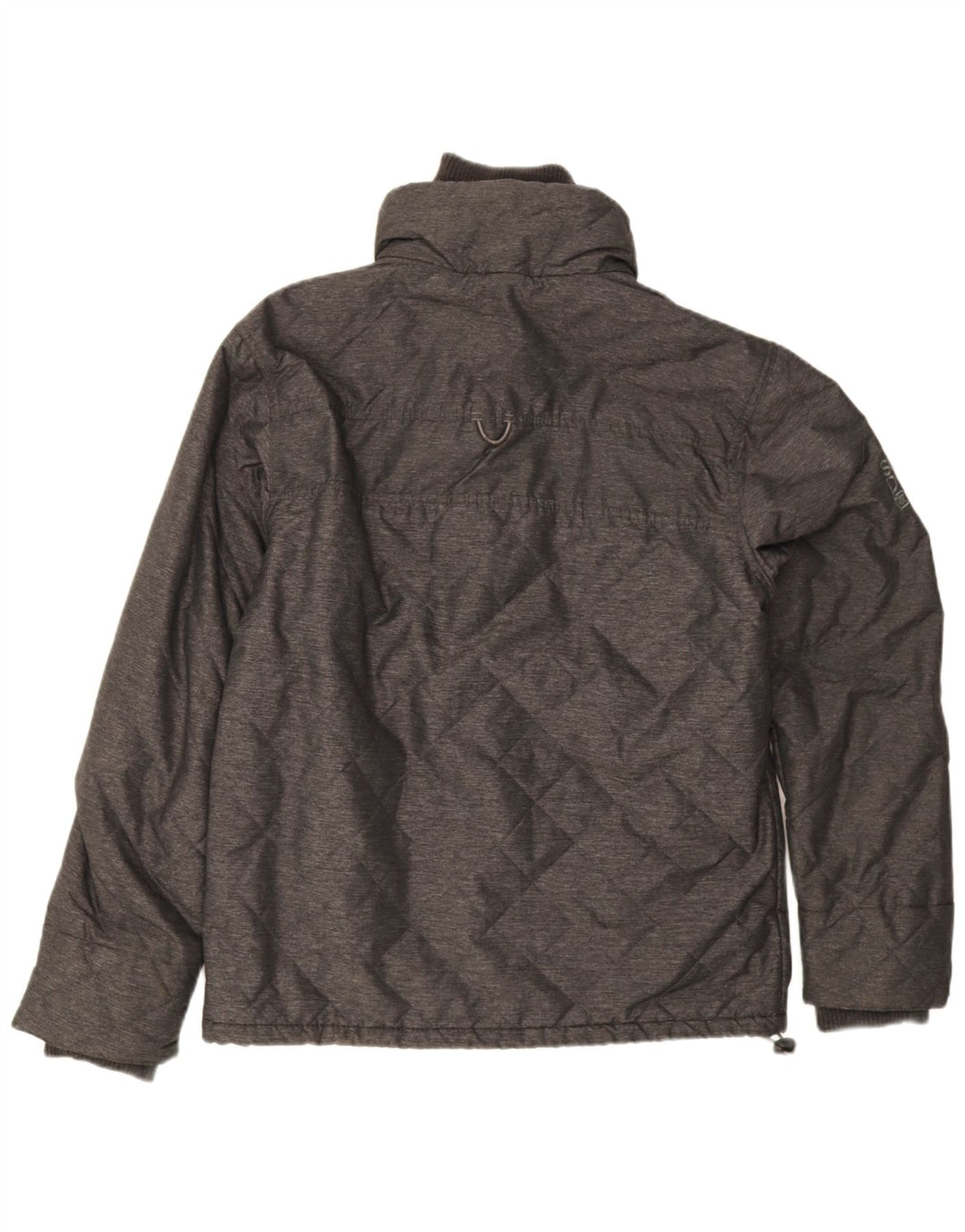 Superdry Womens Windcheater Windbreaker Jacket UK 18 XL Grey Nylon