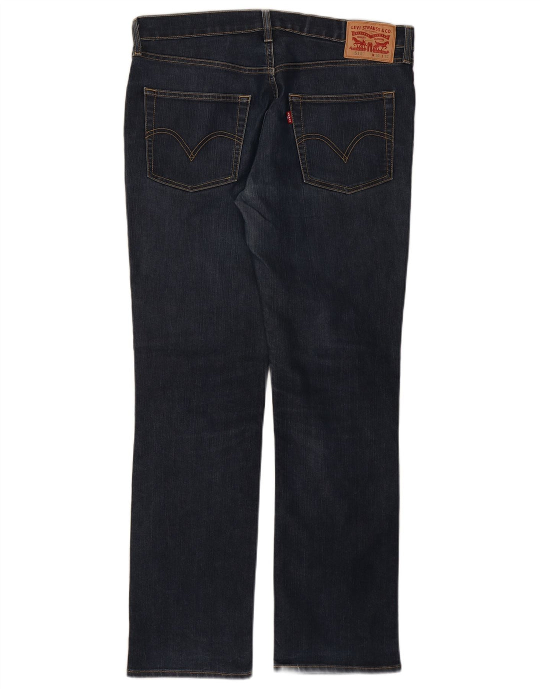 Levi's Womens 511 Slim Jeans W36 L32 Navy Blue