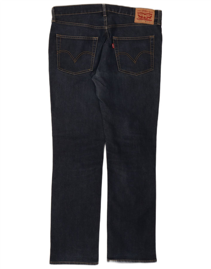 Levi's Womens 511 Slim Jeans W36 L32 Navy Blue