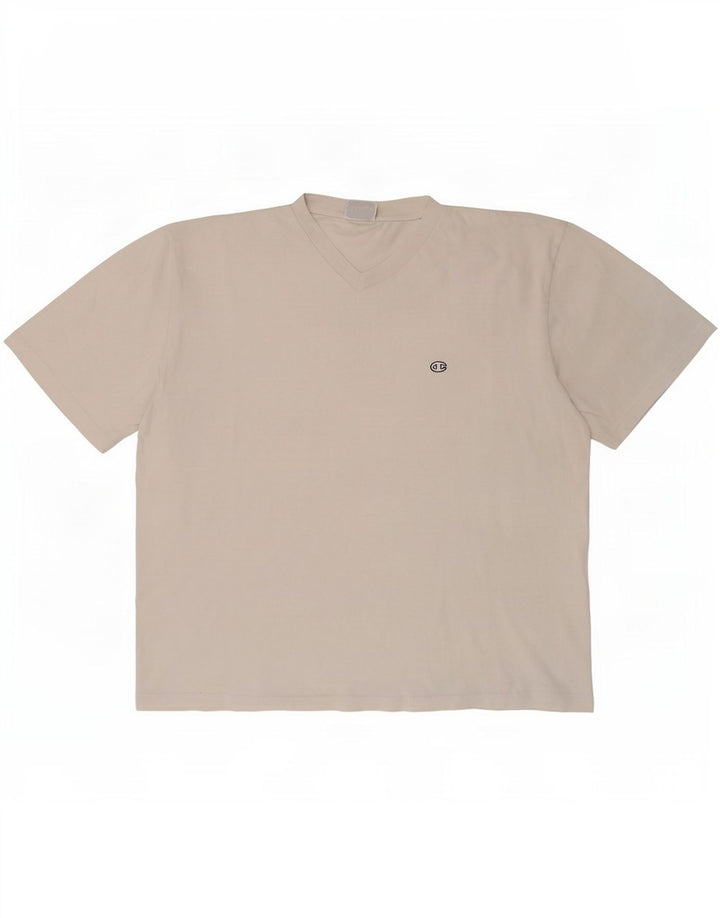 Champion Mens T-Shirt Top XL White Cotton