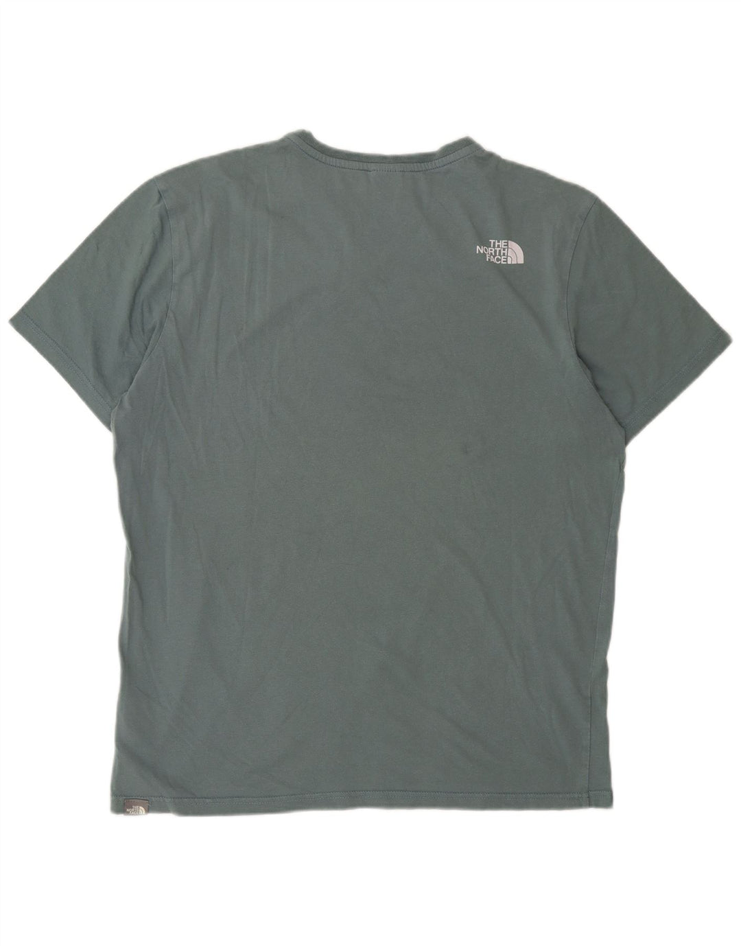 THE NORTH FACE Mens T-Shirt Top Large Green Cotton