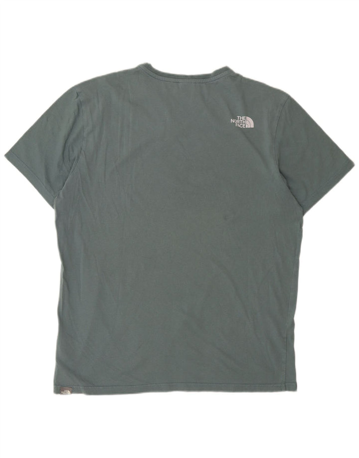 THE NORTH FACE Mens T-Shirt Top Large Green Cotton
