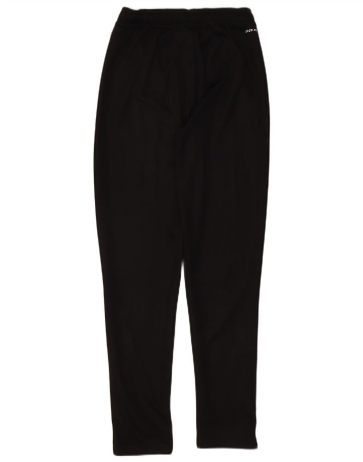 Adidas Boys Aeroready Tracksuit Trousers 13-14 Years Black Polyester