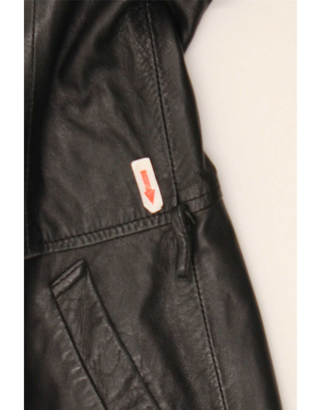 Douglas Womens Leather Jacket IT 42 Medium Black