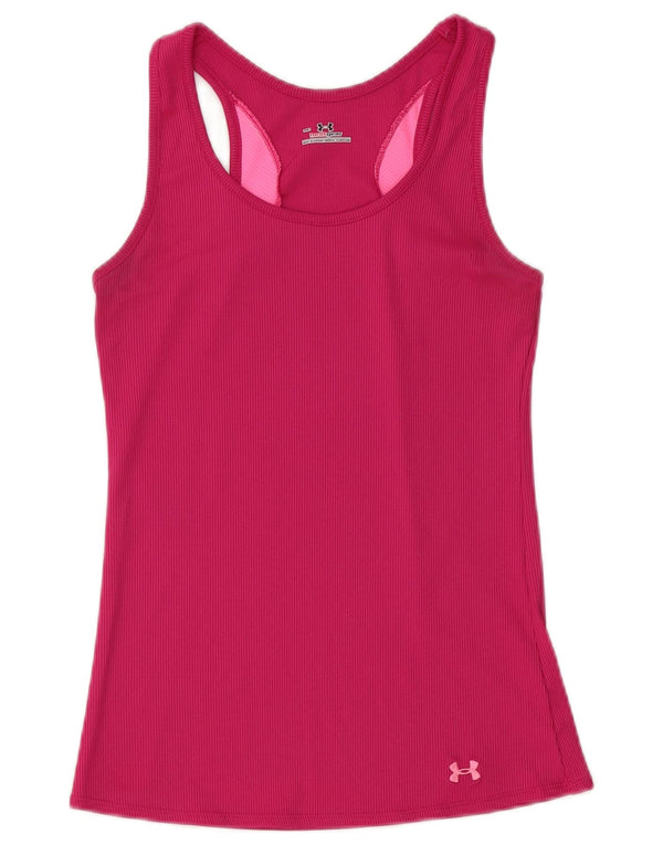 Nike Womens Heat Gear Vest Top UK 12 Medium Pink