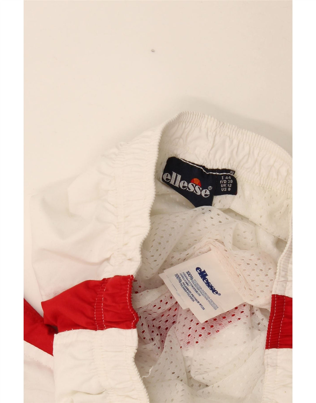 Ellesse Womens Tracksuit Trousers Joggers UK 12 Medium White Colourblock