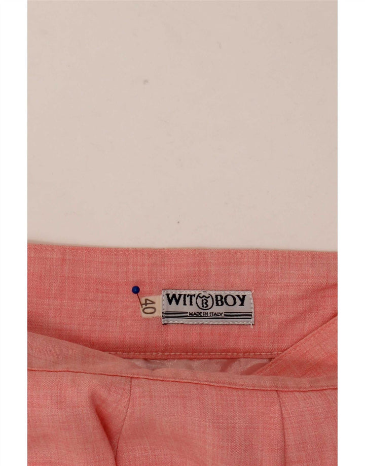 Wit Boy Womens Straight Skirt IT 40 Small W24 Pink