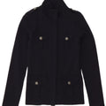Blauer Womens Cardigan Sweater UK 10 Small Navy Blue Wool