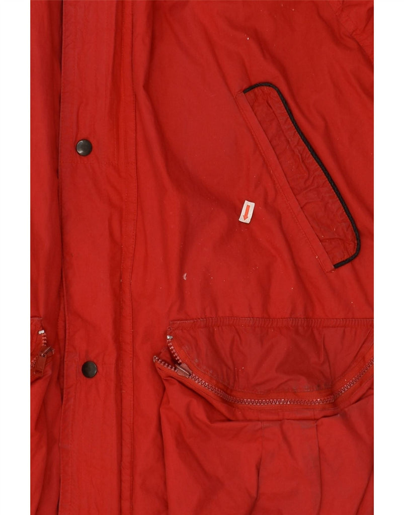 VINTAGE Mens Reversible Padded Jacket UK 40 Large Red Cotton | Vintage Vintage | Thrift | Second-Hand Vintage | Used Clothing | Messina Hembry 