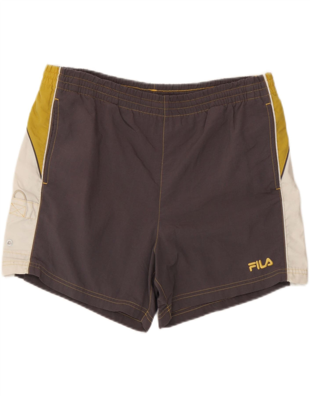 Fila Mens Swimming Shorts Medium Grey Colourblock
