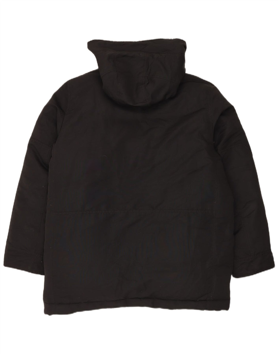 Gap Mens Hooded Padded Jacket UK 40 Large Black Polyester