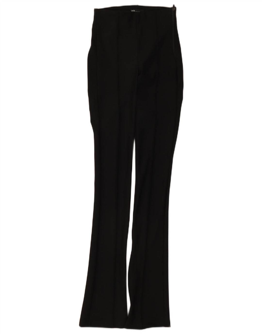 Zara Womens Bootcut Casual Trousers XS W24 L35 Black