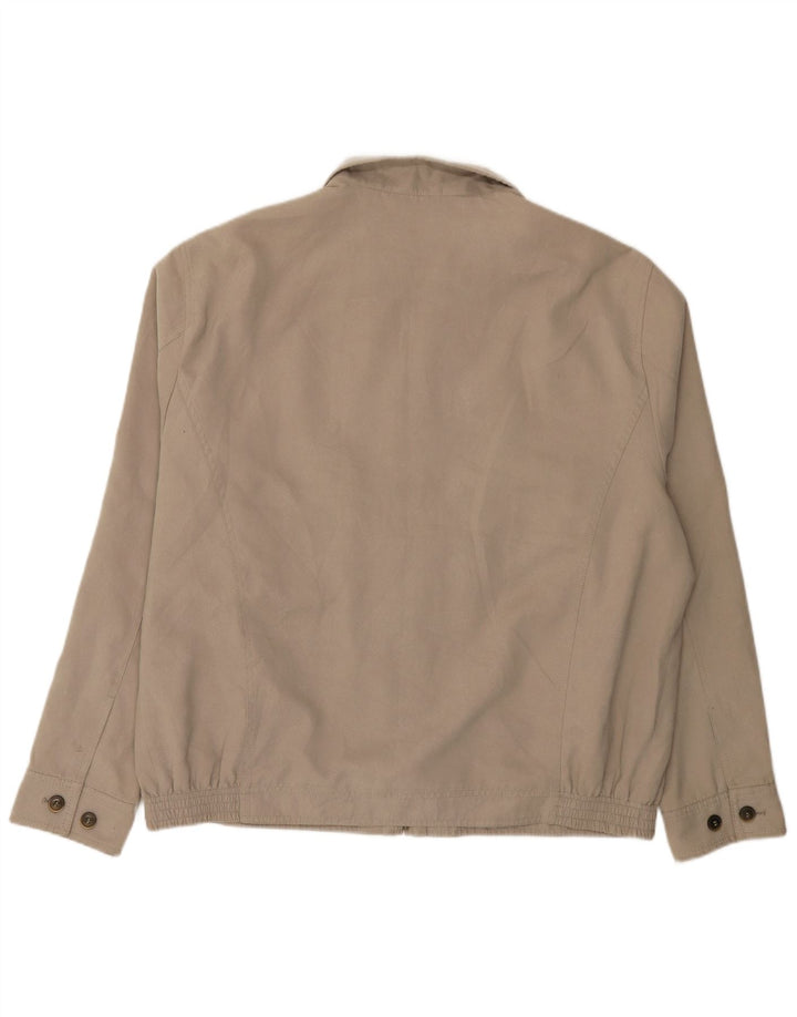 Marks & Spencer Mens Bomber Jacket UK 44/46 XL Grey Polyester