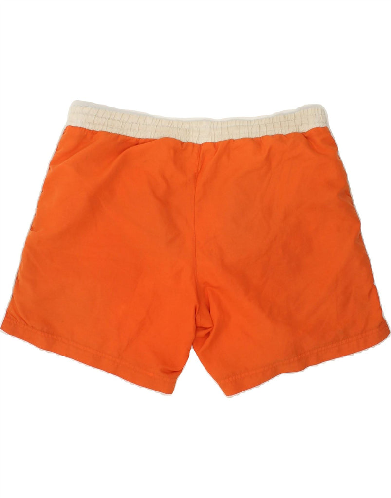 KAPPA Mens Sport Shorts Medium Orange Colourblock Polyester | Vintage Kappa | Thrift | Second-Hand Kappa | Used Clothing | Messina Hembry 