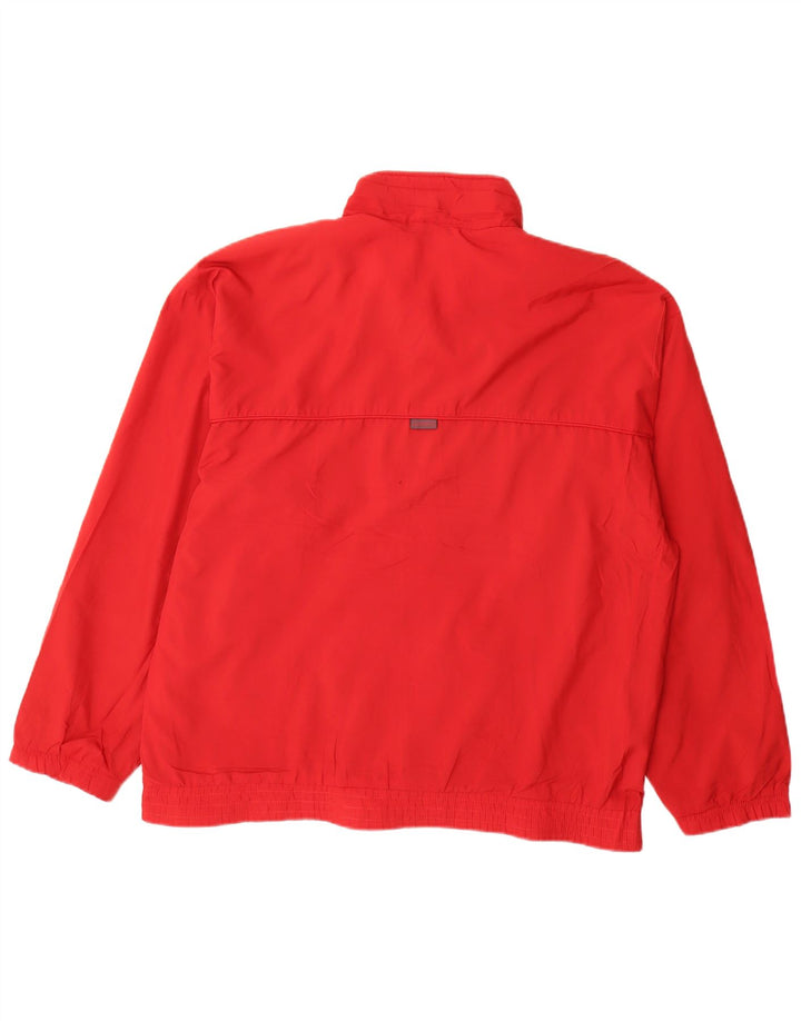 Adidas Mens Tracksuit Top Jacket XL Red Polyester