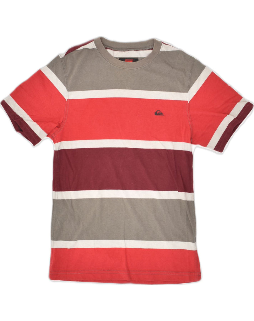 QUIKSILVER Boys T-Shirt Top 12-13 Years Medium Multicoloured Colourblock | Vintage Quiksilver | Thrift | Second-Hand Quiksilver | Used Clothing | Messina Hembry 