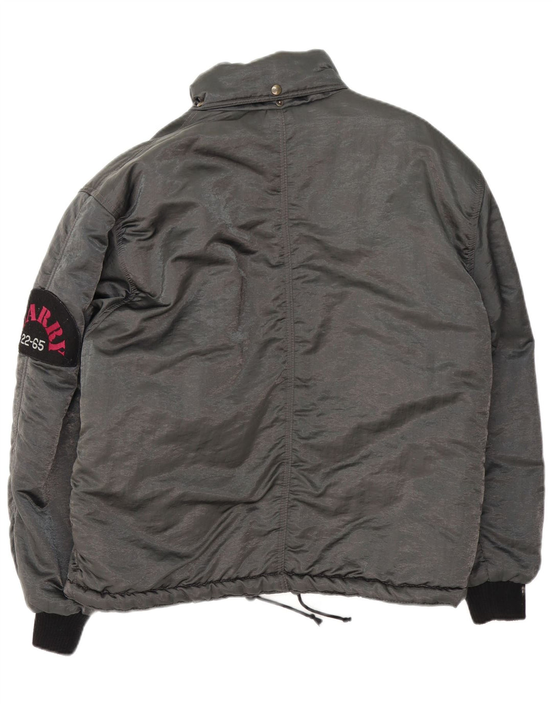 Quarry Mens Windbreaker Jacket UK 38 Medium Grey Colourblock Polyamide