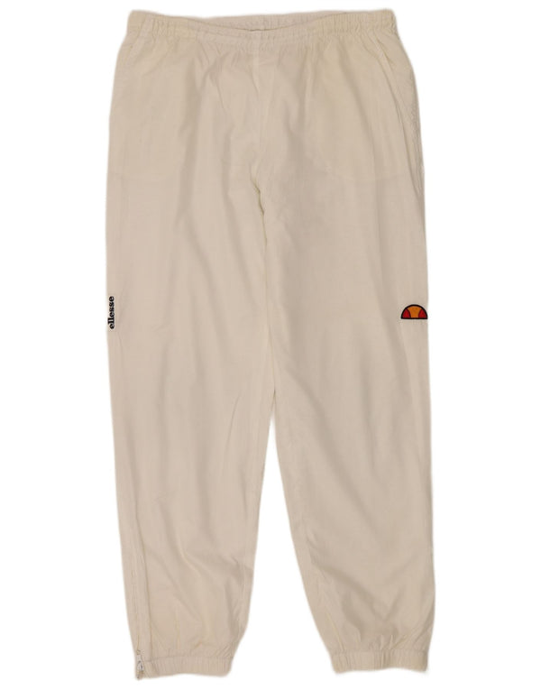 Ellesse Mens Tracksuit Trousers Joggers Large White