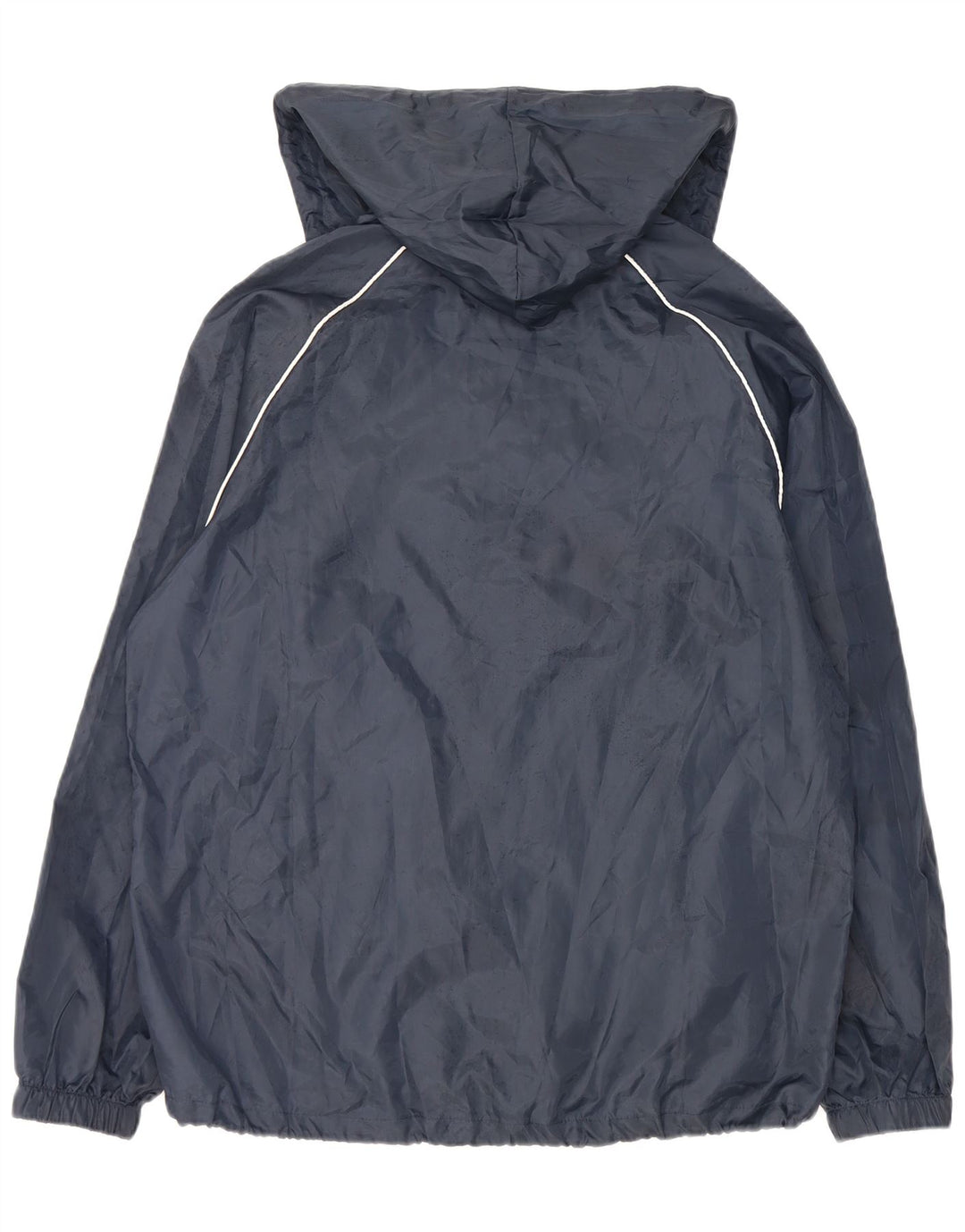 Lotto Mens Hooded Rain Jacket UK 40 Large Navy Blue Polyester